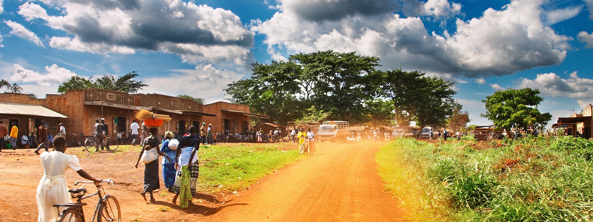 Kinderen en gezinnen in Nkokonjeru, Oeganda